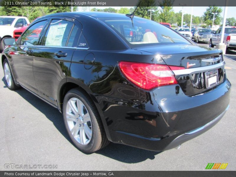 Black / Black/Light Frost Beige 2011 Chrysler 200 Touring
