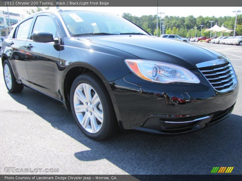 Black / Black/Light Frost Beige 2011 Chrysler 200 Touring