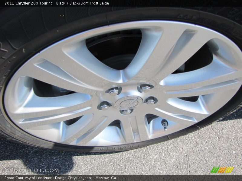 Black / Black/Light Frost Beige 2011 Chrysler 200 Touring
