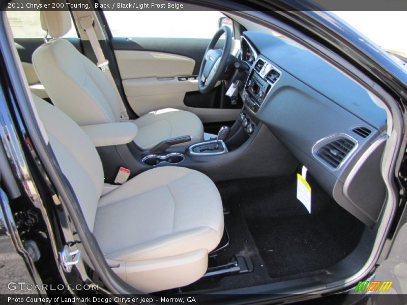 Black / Black/Light Frost Beige 2011 Chrysler 200 Touring