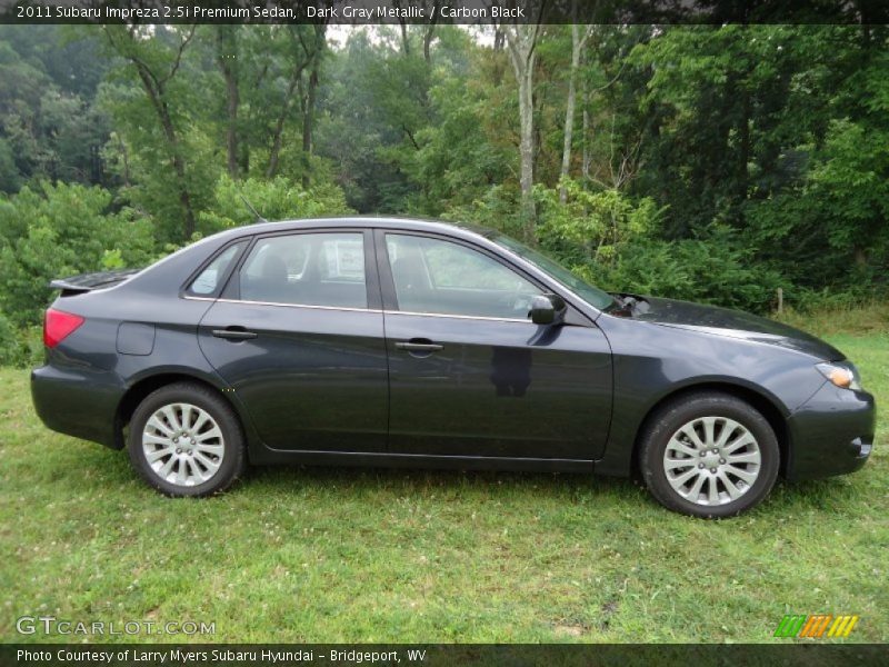 Dark Gray Metallic / Carbon Black 2011 Subaru Impreza 2.5i Premium Sedan
