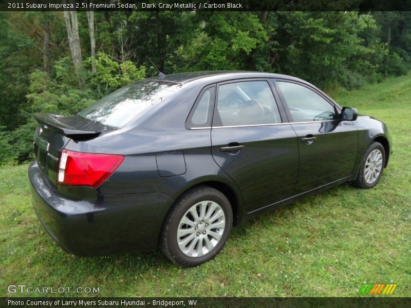 Dark Gray Metallic / Carbon Black 2011 Subaru Impreza 2.5i Premium Sedan
