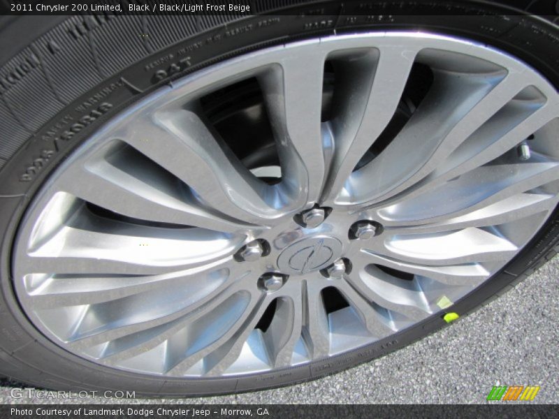 Black / Black/Light Frost Beige 2011 Chrysler 200 Limited