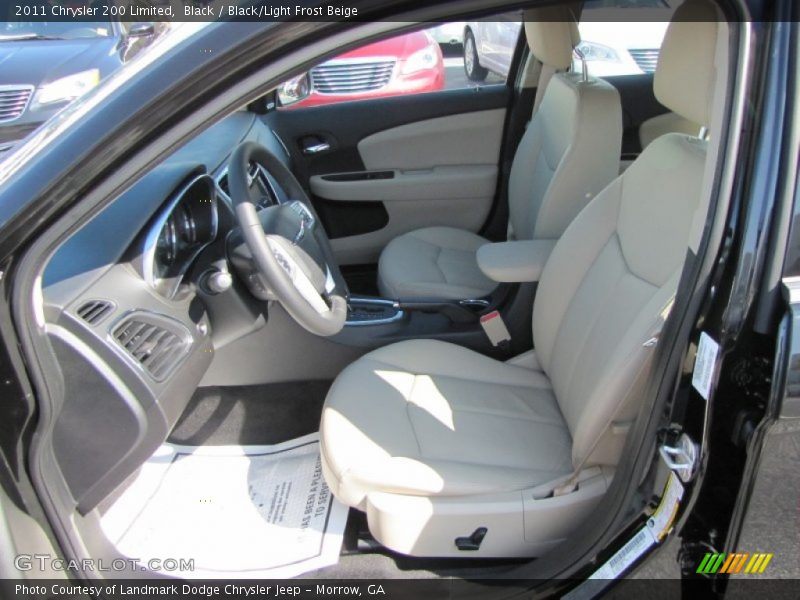 Black / Black/Light Frost Beige 2011 Chrysler 200 Limited