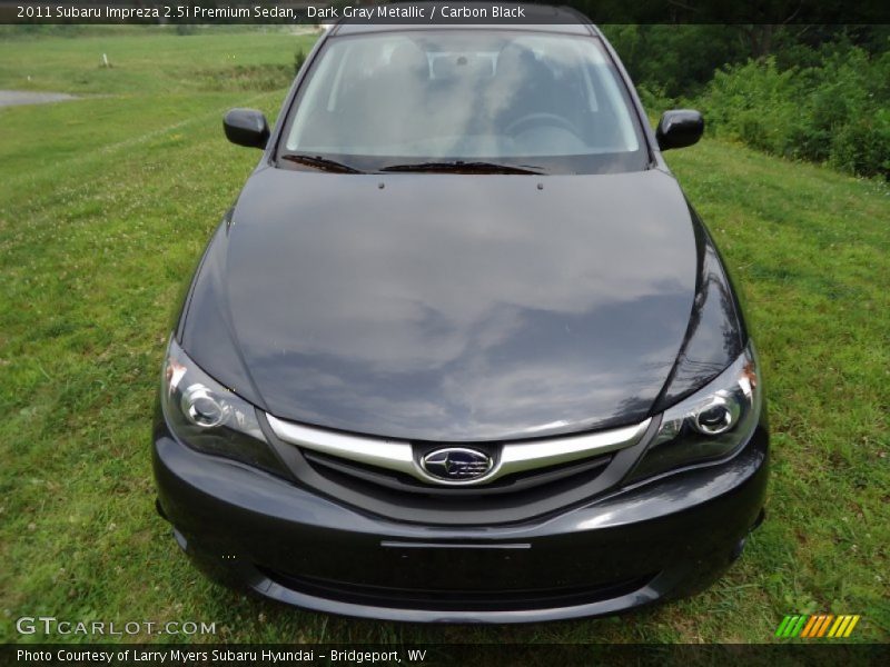 Dark Gray Metallic / Carbon Black 2011 Subaru Impreza 2.5i Premium Sedan
