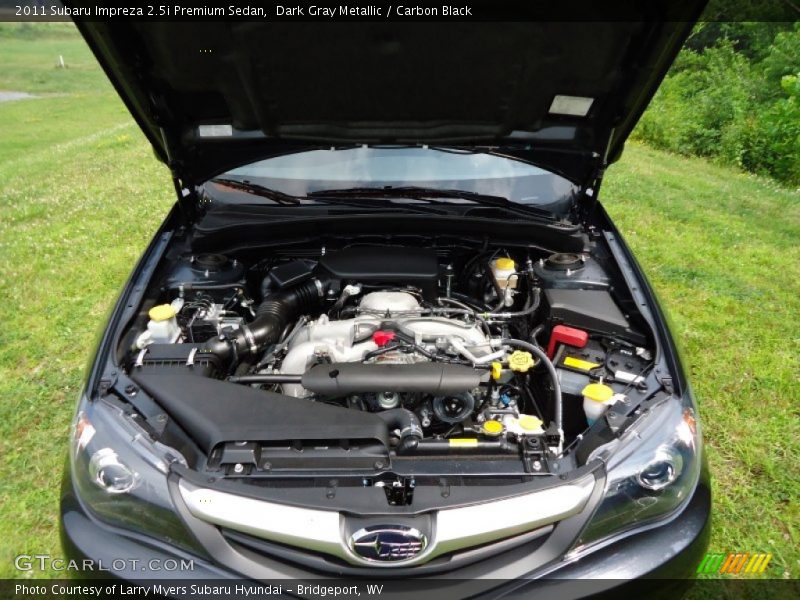 Dark Gray Metallic / Carbon Black 2011 Subaru Impreza 2.5i Premium Sedan
