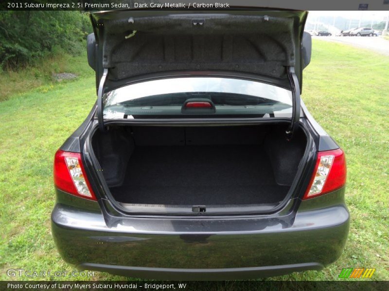Dark Gray Metallic / Carbon Black 2011 Subaru Impreza 2.5i Premium Sedan