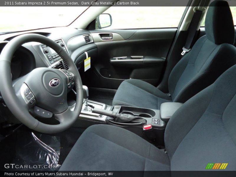 Dark Gray Metallic / Carbon Black 2011 Subaru Impreza 2.5i Premium Sedan