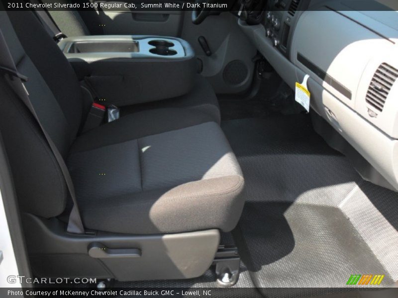 Summit White / Dark Titanium 2011 Chevrolet Silverado 1500 Regular Cab