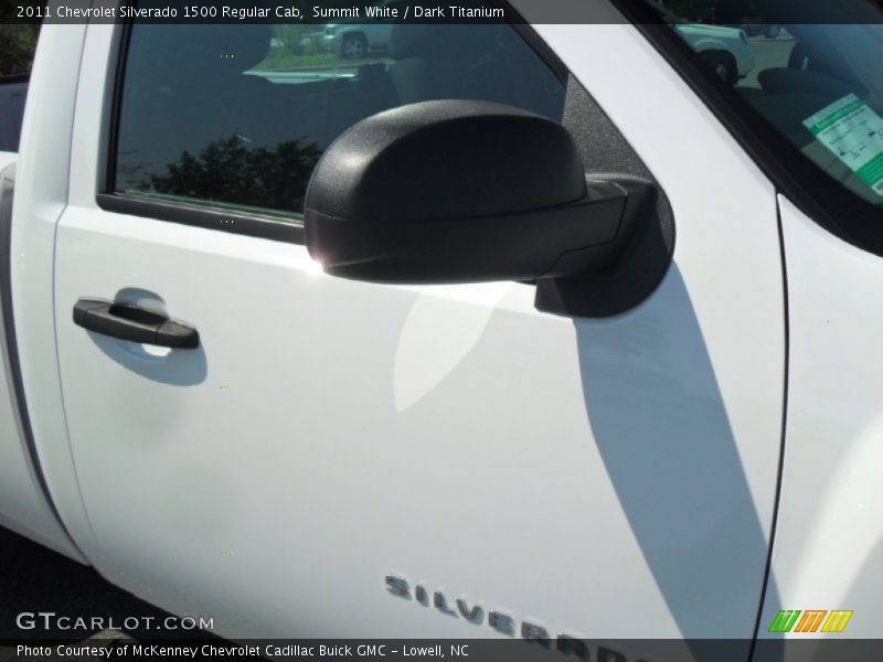 Summit White / Dark Titanium 2011 Chevrolet Silverado 1500 Regular Cab