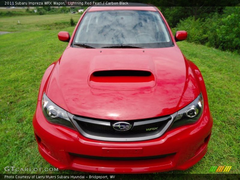 Lightning Red Pearl / Carbon Black 2011 Subaru Impreza WRX Wagon