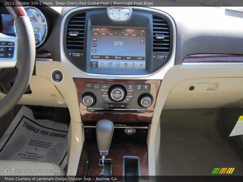 Deep Cherry Red Crystal Pearl / Black/Light Frost Beige 2011 Chrysler 300 C Hemi