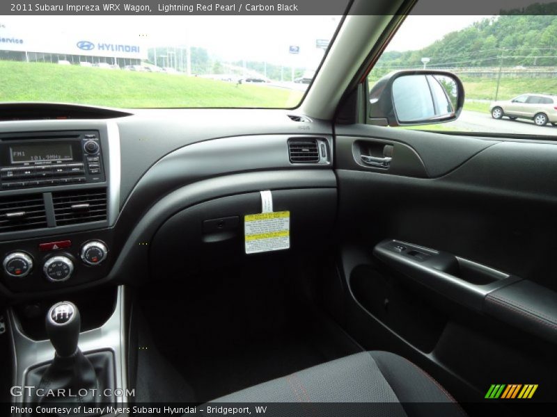 Lightning Red Pearl / Carbon Black 2011 Subaru Impreza WRX Wagon