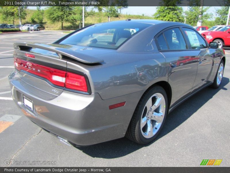 Tungsten Metallic / Black 2011 Dodge Charger R/T Plus
