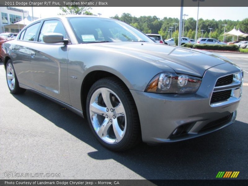 Tungsten Metallic / Black 2011 Dodge Charger R/T Plus
