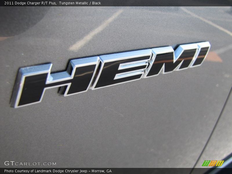 Tungsten Metallic / Black 2011 Dodge Charger R/T Plus
