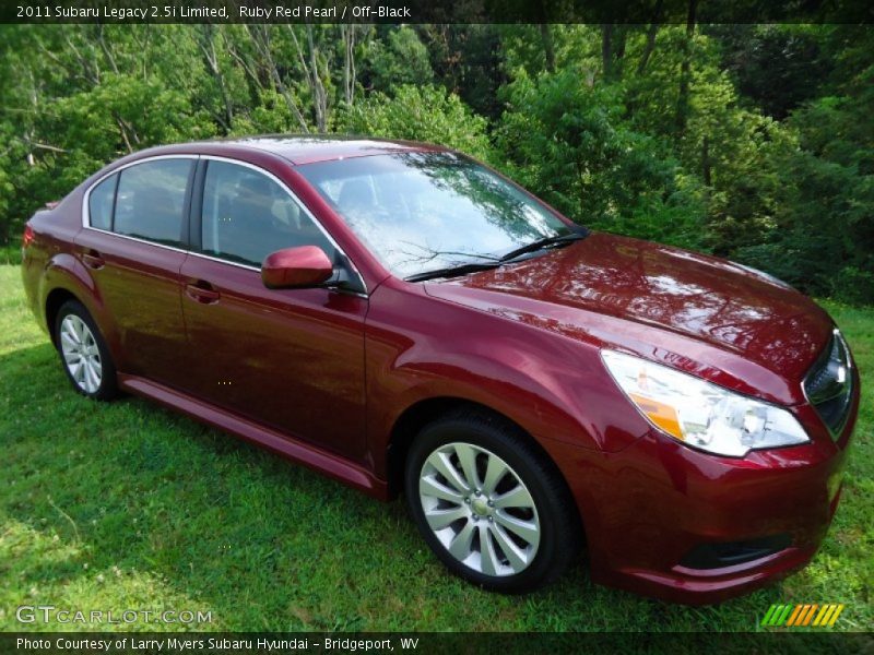 Ruby Red Pearl / Off-Black 2011 Subaru Legacy 2.5i Limited