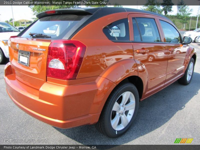 Mango Tango Pearl / Dark Slate Gray 2011 Dodge Caliber Mainstreet