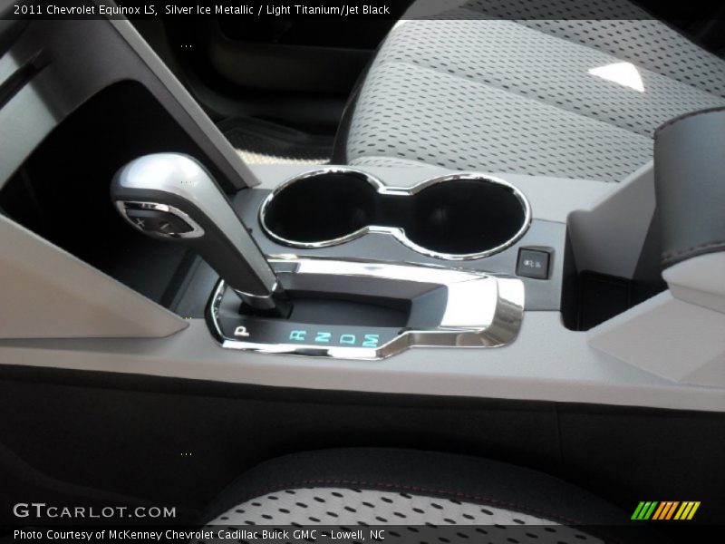 Silver Ice Metallic / Light Titanium/Jet Black 2011 Chevrolet Equinox LS