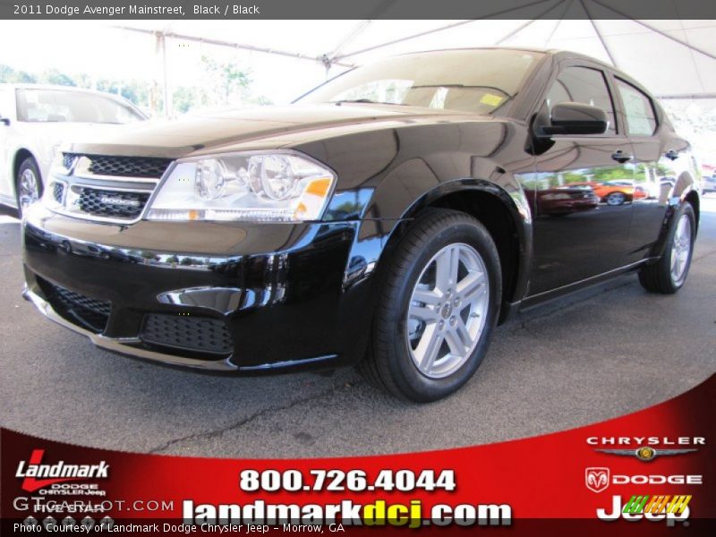 Black / Black 2011 Dodge Avenger Mainstreet