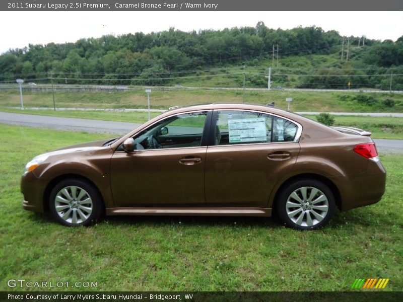 Caramel Bronze Pearl / Warm Ivory 2011 Subaru Legacy 2.5i Premium