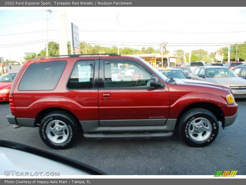 Toreador Red Metallic / Medium Parchment 2002 Ford Explorer Sport