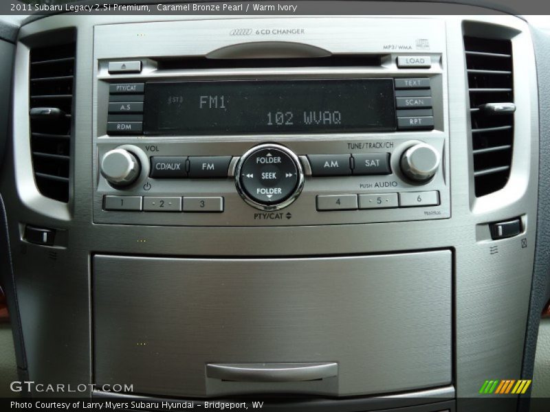 Caramel Bronze Pearl / Warm Ivory 2011 Subaru Legacy 2.5i Premium
