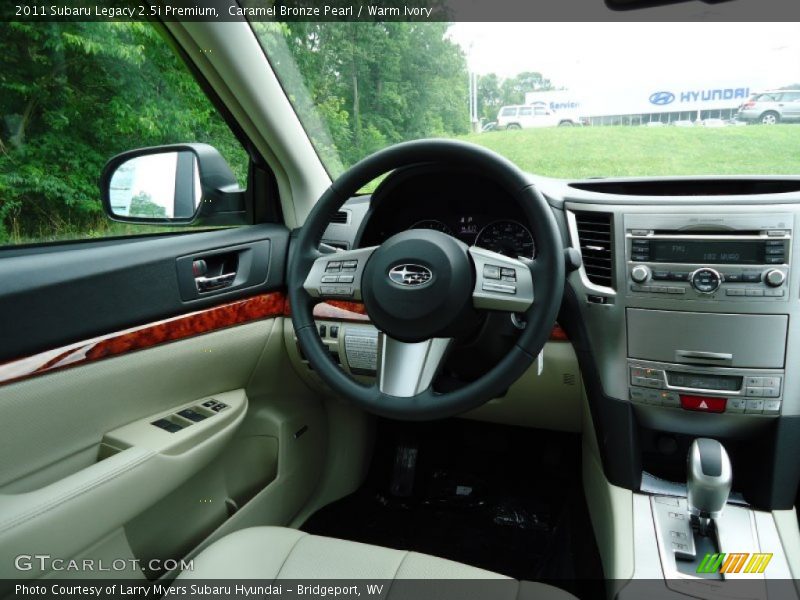 Caramel Bronze Pearl / Warm Ivory 2011 Subaru Legacy 2.5i Premium