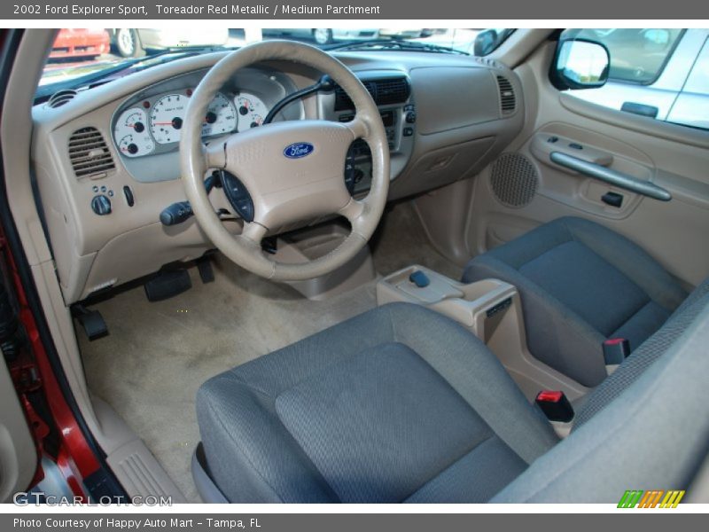 Medium Parchment Interior - 2002 Explorer Sport 