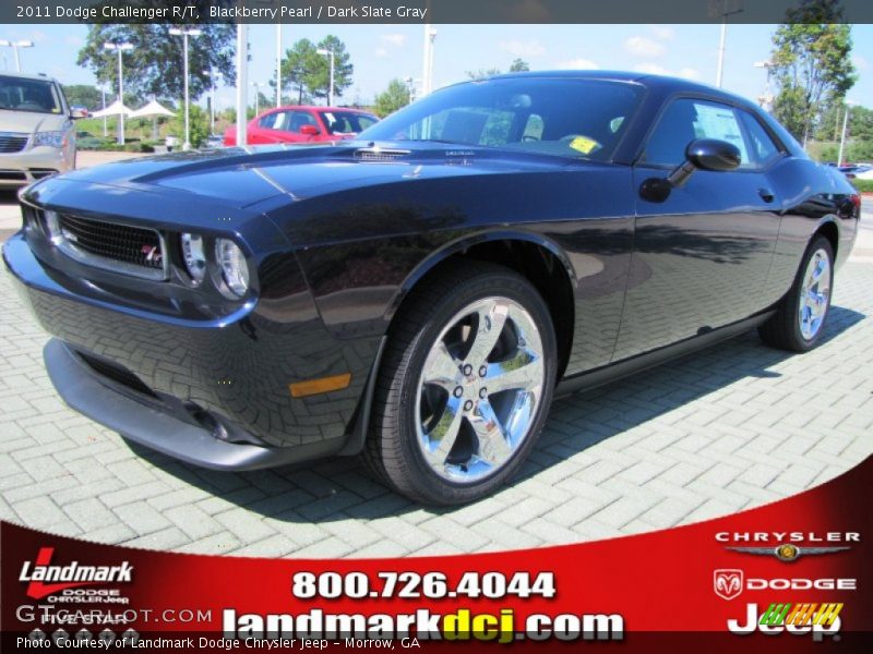Blackberry Pearl / Dark Slate Gray 2011 Dodge Challenger R/T