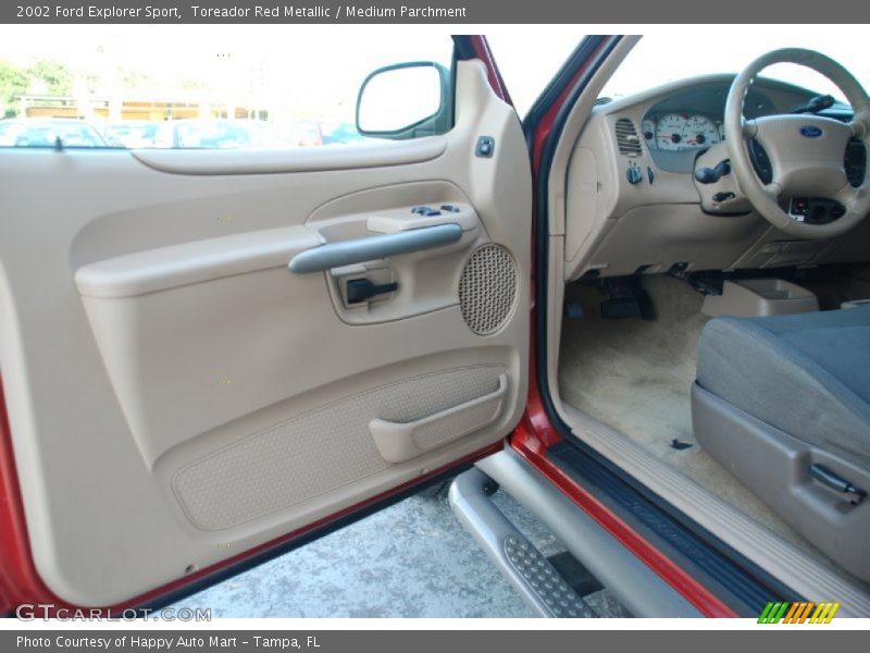 Toreador Red Metallic / Medium Parchment 2002 Ford Explorer Sport