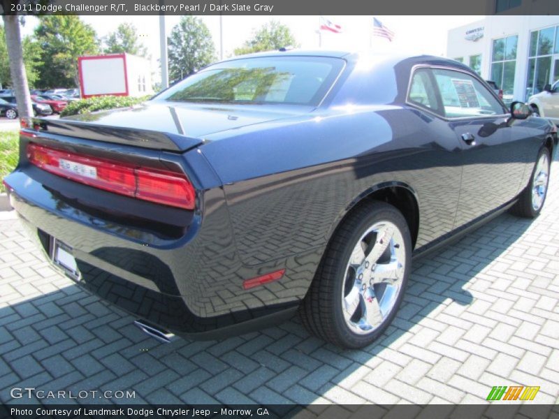 Blackberry Pearl / Dark Slate Gray 2011 Dodge Challenger R/T