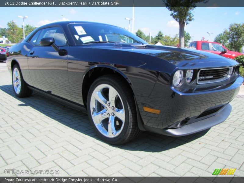 Blackberry Pearl / Dark Slate Gray 2011 Dodge Challenger R/T