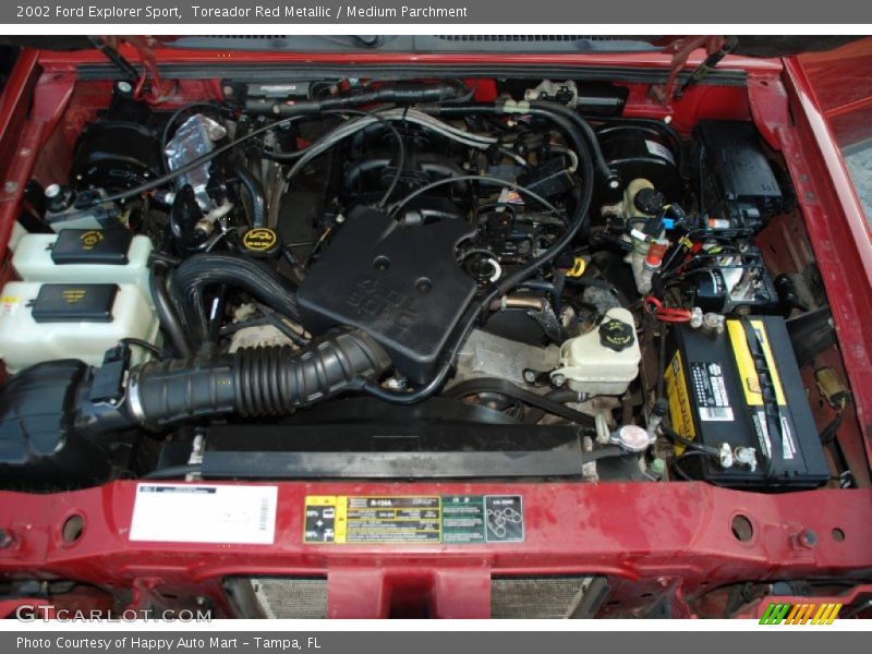  2002 Explorer Sport Engine - 4.0 Liter SOHC 12-Valve V6