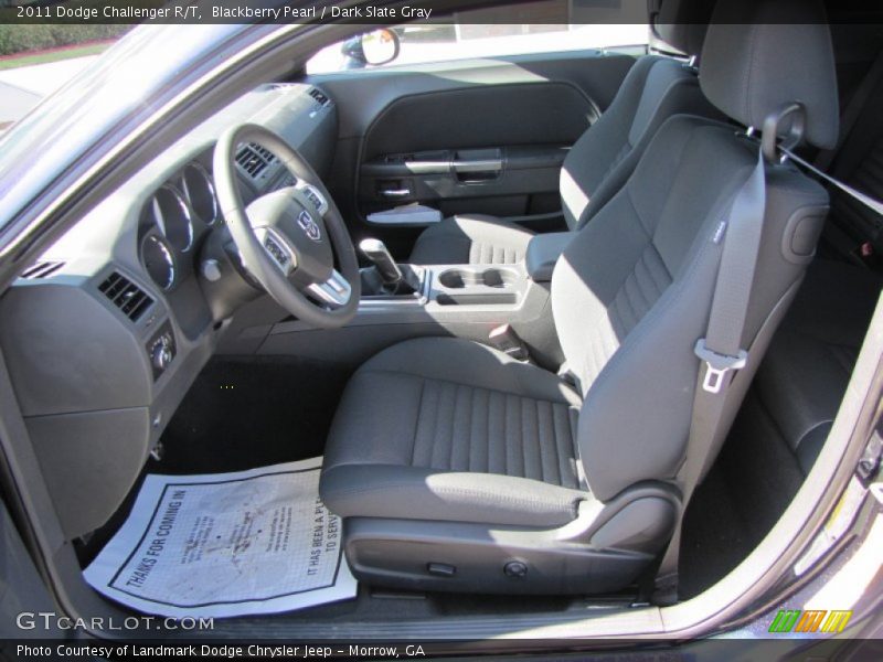 Blackberry Pearl / Dark Slate Gray 2011 Dodge Challenger R/T