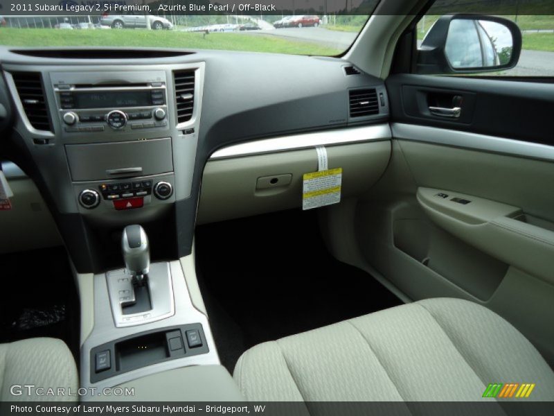 Azurite Blue Pearl / Off-Black 2011 Subaru Legacy 2.5i Premium