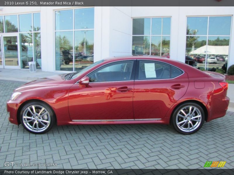  2010 IS 250 Matador Red Mica