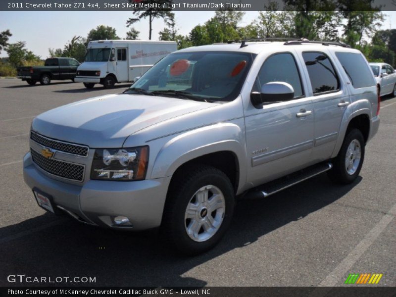 Sheer Silver Metallic / Light Titanium/Dark Titanium 2011 Chevrolet Tahoe Z71 4x4