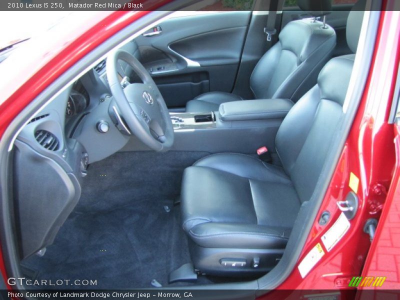 2010 IS 250 Black Interior