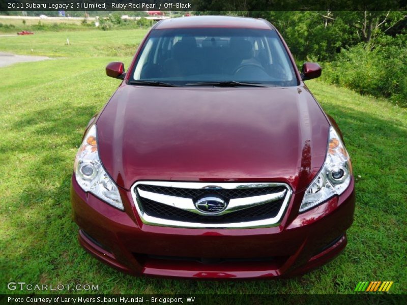 Ruby Red Pearl / Off-Black 2011 Subaru Legacy 2.5i Limited