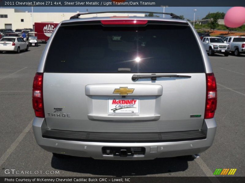 Sheer Silver Metallic / Light Titanium/Dark Titanium 2011 Chevrolet Tahoe Z71 4x4
