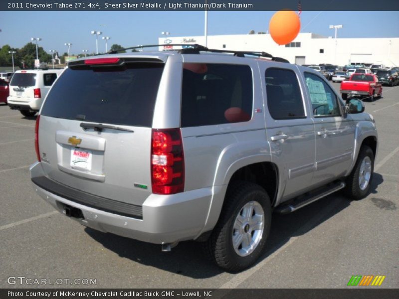 Sheer Silver Metallic / Light Titanium/Dark Titanium 2011 Chevrolet Tahoe Z71 4x4