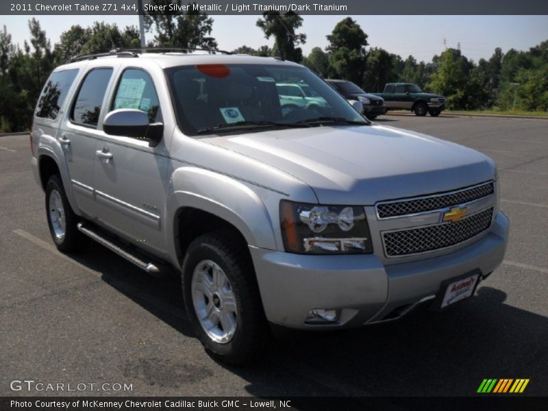 Sheer Silver Metallic / Light Titanium/Dark Titanium 2011 Chevrolet Tahoe Z71 4x4