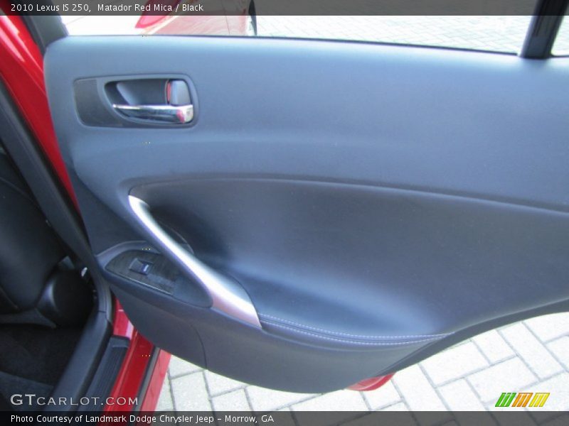 Matador Red Mica / Black 2010 Lexus IS 250