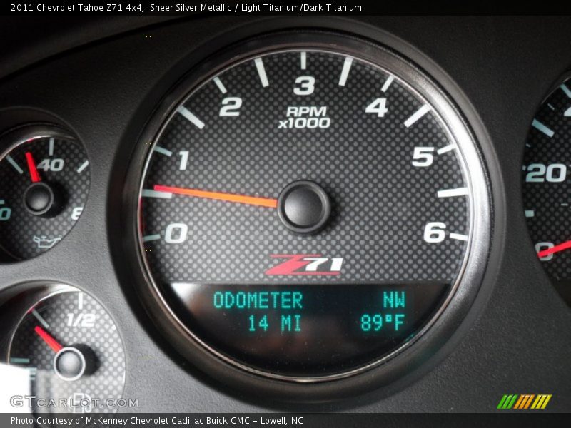 Sheer Silver Metallic / Light Titanium/Dark Titanium 2011 Chevrolet Tahoe Z71 4x4