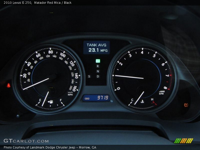  2010 IS 250 250 Gauges