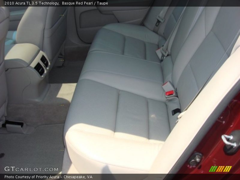 Basque Red Pearl / Taupe 2010 Acura TL 3.5 Technology