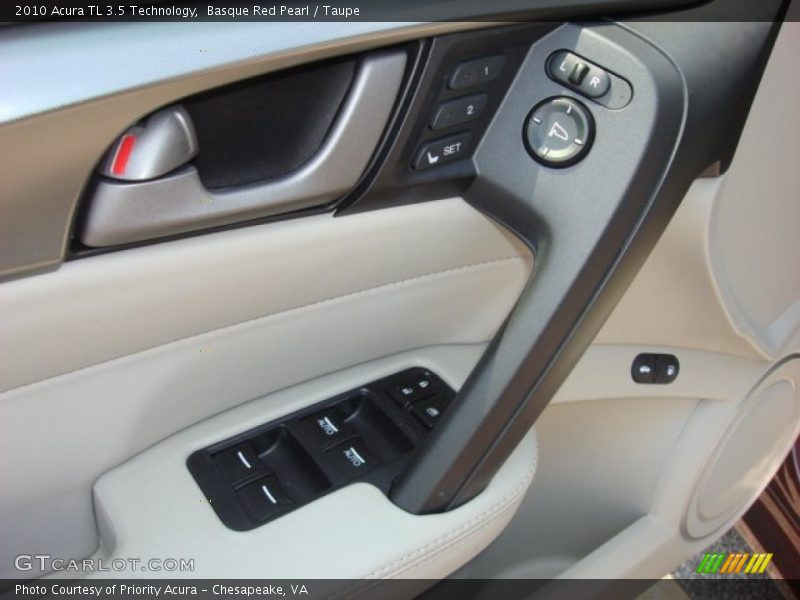 Basque Red Pearl / Taupe 2010 Acura TL 3.5 Technology
