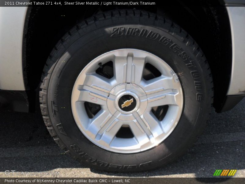 Sheer Silver Metallic / Light Titanium/Dark Titanium 2011 Chevrolet Tahoe Z71 4x4