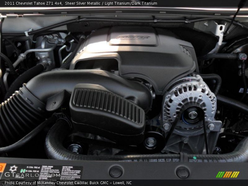 Sheer Silver Metallic / Light Titanium/Dark Titanium 2011 Chevrolet Tahoe Z71 4x4